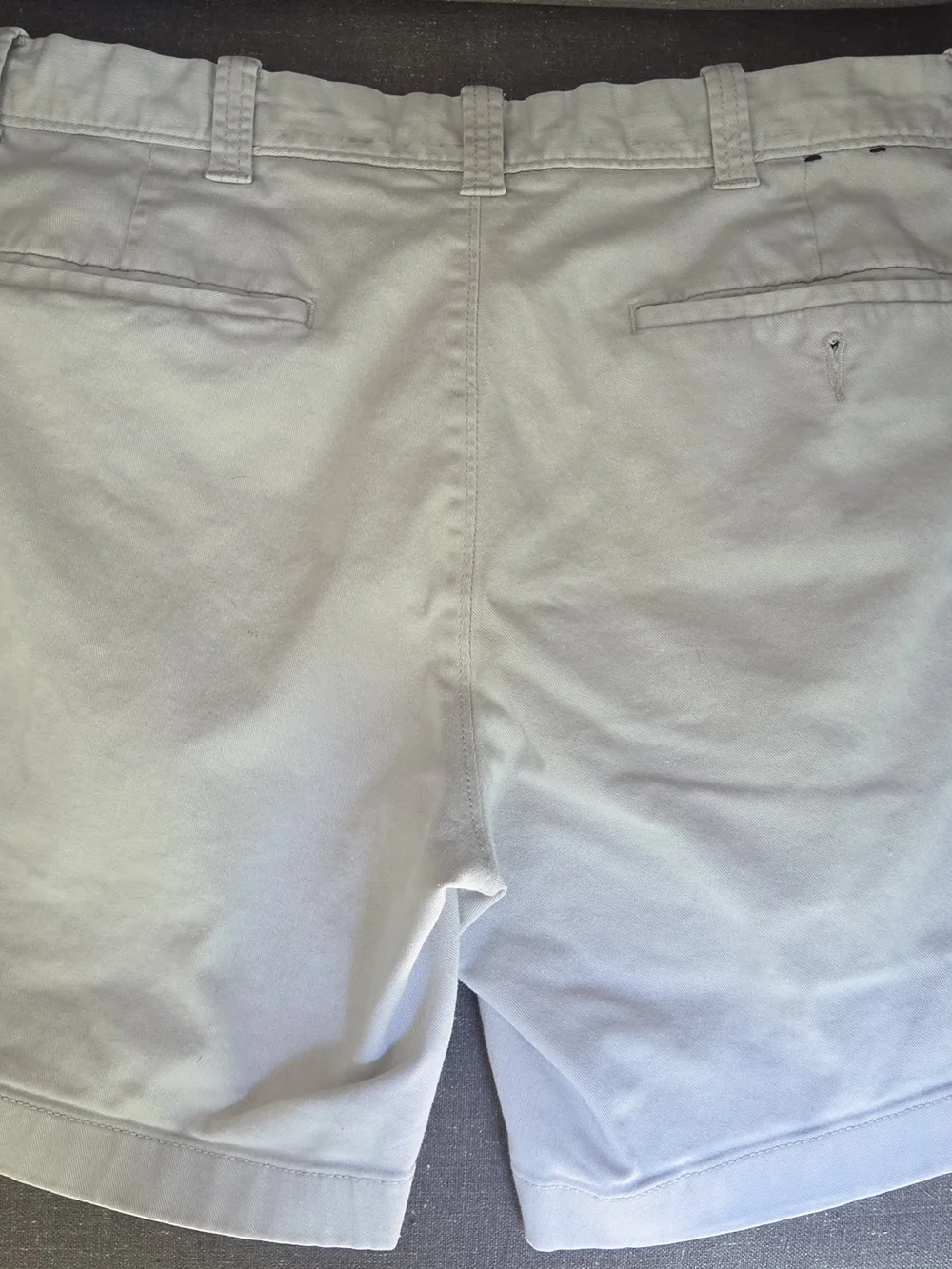J. Crew Men’s Light khaki Cotton Flat-Front Shorts